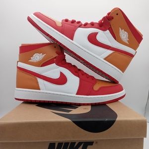 Air Jordan 1 High Zoom Fire Red Hot Curry